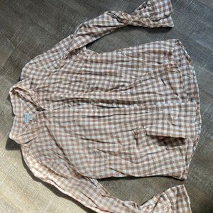 Long sleeve JCrew button down shirt size Large